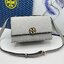 TORY BURCH MILLER LEATHER SHOULDER BAG กระเป๋าสะพายสวยหรู ผู้ดีทุกสี สายถอดได้ ถือเป็นคลัชได้ เกรดออริ สลับแท้ 1:1 ใช้งานต่างประเทศได้