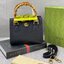 VIP GIFT 】หนังแท้ GUCCI Diana mini tote bag กระเป๋างานหูไม้ไผ่สุดคลาสสิก ดีไซน์มาใหม่พร้อมเข็ดขัดหนังสีสะท้อนแสงประดับตรงหูกระเป๋า ขนาดมินิกำลังน่ารักเลยค่ะ วัสดุหนังแท้ อะไหล่ทอง งานสวยตั้งอยู่ทรง มีสายสะพายยาว 1เส้น สามารถปรับระดับได้-ถอดได้ งานเก๋ไก๋ที