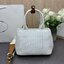 ORI หนังแท้ | Prada Jardinière linen blend mini-bag / Prada Tote Bag กระเป๋าทรงโท้ทใบเล็กน่ารัก ผ้าลินินผสม มาพร้อมดีไซน์ทันสมัย