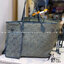 LV Neverfull Denim Tote Bag กระเป๋าสะพายทรงโท้ทเดนิมลายโมโนแกรมปั้มนูนคมชัดสวยหรูลัคชู ลวดลายเอกลักษณ์สวยโดดเด่น พร้อมใบเล็กเข้าชุด