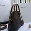 ORI หนังแท้ | CELINE TEEN HONORINE BAG IN Triomphe Canvas and Leather กระเป๋าสะพายทรงอัลม่าโท้ท พร้อมหูจับในตัว สวยเรียบหรู