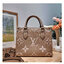 LV OnTheGo PM bag / LV on the go pm bicolor tote bag กระเป๋าทรงโท้ทที่ใครเห็นต้องเป็นคลั่งรัก ยอดฮิต คลาสสิค ผู้ดี หรูหราได้ทุกลุค ทุกสไตล์ เกรดวีไอพี ไฮเอน 1:1