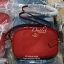 สีแดง ดำ ฟ้า COACH FACTORY OUTLET CROSSBODY POUCH IN PEBBLE LETHER BAG กระเป๋าสะพาย Crossbody วัสดุหนังแท้ลายโทโก น่าใช้มากๆ กระเป๋าแบบ 2 ซิป สามารถใส่มือถือได้ทุกรุ่น, พาสปอร์ต กระเป๋าสตางค์ใบสั้นของจำเป็นได้ครบ มีช่องเสียบบัตรให้ด้วย สายสะพายเลื่อนปรับร