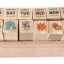 mini wooden DIY diary stamp