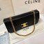 หนังแท้ CELINE CHAIN BAG TRIOMPHE IN SHINY CALFSKIN BLACK ก็ปังๆ ยาวๆ ไปเลยสิค่ะ งานหนังแท้ทั้งใบสวยหรู สวยมากกก เก๋มาก ต้องมีแล้วค่าา แบบใหม่ล่าสุด งานพึ่งเข้ามาน้อยน้าา ราคาดีไปอีก ภาพสินค้าถ่ายจากงานขายจริง ใช้งานต่างประเทศได้เลยค่าา