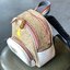 COACH MINI COURT BACKPACK IN SIGNATURE WITH PEAR ((c8258)) 🌈สวยกันก่อนใคร วางน้องไม่ลงเลยจริงๆค่าา😍 พร้อมส่ง! กับกระเป๋าสะพายหลังแบบมีหูหิ้วในตัว บอกก่อนเลยว่าหนังของน้องทั้งนิ่ม ทั้งสวย อย่างดีเลยค่ะ