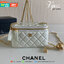 พรีเมี่ยมกิ๊ฟแท้ 100% 】พร้อมส่งที่ไทยที่นี่ที่เดียว Classic Box With Chain หนังแกะ สายโซ่ทอง งานสวยมากก