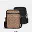 Coach Zip Camera Bag In Signature Canvas CA182 พร้มส่งที่ไทย Camera Bag Men’s retro classic Aging men’s cross-body Bag, mobile Bag Camera Bag