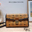 M.C.M MEDIUM MILLIE CROSSBODY IN VISETOS LEATHER BLOCK กระเป๋าสะพายกึ่งคลัทช์ ไซส์ medium กำลังสวย ดีไซน์ใหม่ เพิ่มขอบหนังสีดำ ให้ดูมีมิติ น่าใช้มากยิ่งขึ้น