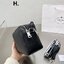 PRADA CAMERA LEATHER BAG with shoulder strap / PRADA MESSENGER BAG BLACK กระเป๋าสะพายหนัง รุ่น Unisex ใช้ได้ทั้งชายหญิง ขนาดกำลังดี ดีไซน์เรียบ แต่หรูหรา พร้อมสายสะพาย 2 เส้น ปรับระดับได้ สามารถสะพายไหล่ และครอสบอดี้