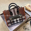 Burberry Check and Leather Mini Freya Tote / BURBERRY Mini Freya tote กระเป๋าสะพายทรงโท้ท โทนสีน้ำตาลดำวินเทจ รุ่นใหม่ล่าสุด ขนาดกำลังดีใช้งานง่าย มาพร้อมสายยาวใช้เป็น everyday look ได้เลยค่ะ