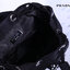 Prada Black Nylon Mini Double Buckle Backpack Crossbody Bag รุ่นนี้เป็นทรงเป้มินิน่ารักๆๆ ด้านในโล่งกว้าง ซับด้านในพิมพ์ลายแบรนด์ ใส่ของจุกจิง โทรศัพท์ กระเป๋าตังใบสั้น เครื่องสำอาง ได้แบบสบาย อะไหล่เงินทั้งใบ บอกเลยว่ารุ่นนี้สวย น่ารัก จะถือหรือสะพายก็ดู