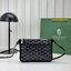 10 สี ORI หนังแท้ | GOYARD Plumet pouch-wallet กระเป๋าสะพายใบเล็กกะทัดรัด ดีไซน์กระเป๋าสตางค์ Plumet ดีไซน์มาพร้อมช่องใส่เหรียญ ธนบัตร และบัตรต่างๆ สามารถสะพายไหล่เป็นกระเป๋าสะพายข้างได้เหมือนกระเป๋าใบเล็ก