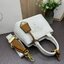 ORI หนังแท้ | Prada Jardinière linen blend mini-bag / Prada Tote Bag กระเป๋าทรงโท้ทใบเล็กน่ารัก ผ้าลินินผสม มาพร้อมดีไซน์ทันสมัย