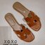 HERMES ORAN SANDAL แตะสวม สวย เก๋ งานชนช้อป ขายดีตลอดกาล แมทส์ชุดง่าย น้ำหนักเบา