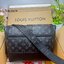 LV Saumur Messenger Bag Monogram Eclipse Canvas Bag กระเป๋าสะพายทรงแมสเซ็นเจอร์ ดีไซน์ทันสมัย คอลเลคชั่นสุดหล่อ ดีไซน์คลาสสิคแฝงดีเทลความหรู