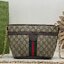 GUCCI Ophidia GG Mini Shoulder Bag กระเป๋าทรงพอช พร้อมสายสะพายโซ่สีทองหรูหรา ดีไซส์เรียบง่ายสะดวกใช้ ภายในเป็นช่องโล่ง สายสะพายหนังสลับโซ่ ใช้ได้ในทุกๆวัน ทุกๆลุค ตอบโจทย์ได้สบายๆ