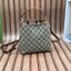 ORI หนังแท้ | GUCCI GG Emblem medium bucket bag กระเป๋าถือ/สะพายทรงบัคเก็ต ขนาดกลางใบใหญ่ จุของได้เยอะ ดีไซน์คลาสสิคคงความเอกลักษณ์