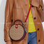 COACH LUNAR NEW YEAR CIRCLE BAG IN SIGNATURE CANVAS กระเป๋าทรงกลม ถือและสะพายข้างได้ วัสดุหนังแท้ ลาย C สวยหรู!! ตามแบบฉบับแบรนด์ ดูแพงมาก ราคาสุดคุ้มแบบนี้ ต้องมีไว้ใช้สักใบน้า!!