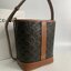 CELINE SMALL BUCKET IN TRIOMPHE CANVAS AND CALFSKIN เกรดท็อปออริ 1:1 เกรดดีสุด สลับแท้ หนังแท้และแคนวาสแท้ ใช้งานต่างประเทศได้ ภาพถ่ายจากงานจริง