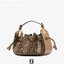 Fendi Pomodorino mini FF leather bag / FENDI FF mini bag รุ่นลิมิเต็ด หายาก ขนาดกำลังสวย ดีไซน์ทรงไม่ซ้ำใคร เก๋ๆตรงดีเทลรูดเก็บปากกระเป๋า วัสดุหนังแคนวาสเคลือบลาย มาพร้อมหูจับในตัว และสายครอสมีมาให้ ปรับได้เล็กน้อย ภายในโล่งกว้าง ใส่ของจำเป็นได้ครบ ใบจริง