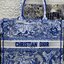 DIOR Book Tote Fluorescent Blue Toile de Jouy Reverse Embroidery เกรดออริจินอล ภาพสินค้าถ่ายจากงานขายจริงใช้งานต่างประเทศได้