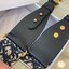 หนังแท้ DIOR shoulder strap with ring พร้อมส่งที่ไทย Jacquard and Black Calfskin สายกระเป๋างานหนังแท้และผ้าแจ็คการ์ด เกรดเทพออริจินอล ภาพสินค้าถ่ายจากงานขายจริง