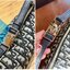 Medium DiorTravel Nomad Pouch Blue Dior Oblique Jacquard / DIOR AMBER MEDIUM BUCKET BAG กระเป๋าถือทรงพอช หรูหรามีสไตส์เป็นเอกลักษณ์
