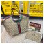 Gucci Giglio medium tote bag กระเป๋าทรงสะพายทรงโท้ท ดีไซน์ใหม่ล่าสุด สวยหรู่เท่มาก มาพร้อมใบเล็กเข้าเซ็ท พร้อมสายสะพายยาวเขียวแดงเป็นเอกลักษณ์