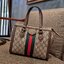 GUCCI Ophidia Small GG Tote Bag GC CLASSIC SMALL TOTE BAG WITH GWP กระเป๋าถือ/สะพาย อีกรุ่นหายาก ที่คงความสวยคลาสสิค และเรียบหรู วัสดุหนังแคนวาส ดีไซน์แถบคาดโดดเด่น รูปทรงสวยน่าใช้มากๆ สะพายขับผิว เปิด-ปิดกระเป๋าด้วยซิป หัวซิปตัว G อะไหล่สีทอง ภายในโล่งกว