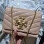 TORY BURCH KIRA CHEVRON EMBELLISHED LOGO MINI BAG ตามคำเรียกร้องจ้า!! ไซส์มินิ สะดวกใช้ พกพาง่าย สไตล์คุณหนู!! กระเป๋าสะพายข้าง ดีไซน์ทรงคลาสสิค โดดเด่นด้วยโลโก้ดีไซน์ประดับเม็ดสี เพิ่มมูลค่าและดึงดูดสายตามากขึ้น วัสดุหนังแกะ สัมผัสนิ่มมือ เปิด-ปิดด้วยกระ