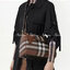 Burberry medium check bowling bag 12" / Burberry Coated fabric boston bag / BURBERRY FRAGRANCES VINTAGE BOWLING BAG กระเป๋าสะพายใบใหญ่ จุของได้เยอะ ลายวินเทจ โทนสีใช้งานง่าย Vintage Signature สวยหรูสุดคลาสสิค