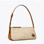 TORY BURCH MCGRAW CANVAS WEDGE กระเป๋าสะพายไหล่ ทรงสวยไม่ซ้ำ ไม่เกร่อ!! สะดวกใช้งาน ดีไซน์เรียบแต่แฝงความหรู และคลาสสิคในตัว วัสดุผ้าแคนวาสตัดสลับหนังแท้ สวยคม เปิด-ปิดด้วยซิป ภายในเป็นช่องโล่ง มีช่องย่อยเก็บบัตร มาพร้อมสายสะพายในตัว ปรับได้อีกเล็กน้อย ไอ