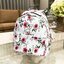 GUESS WOMAN'S FACTORY BACKPACK กระเป๋าเป้รุ่นใหม่ล่าสุดขนาดกำลังดีวัสดุหนังแกะสังเคราะห์พิมพ์ลายดอกไม้สวยน่ารัก น้ำหนักเบา มีหูหิ้วเเละสายสะพายหลังเลื่อนปรับได้ ด้านหน้ามีโลโก้และช่องซิป เปิดปิดด้วยซิปสะดวกใช้ ภายในกว้างและจุ ใส่ ipad กระเป๋าสตางค์ใบ