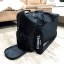 CHANEL VIP GIFT Large Travel Bag กระเป๋าเดินทาง Gift With Purchase รุ่น Limited Edition ของเเท้จาก Chanel Perfumes Counter วัสดุ NYLON เนื้อหนา สีดำสกรีนโลโก้ด้านหน้า เปิดปิดด้วยซิป หัวซิปแบรนด์ ใบใหญ่ จุใจ พิเศษ! มีช่องใส่รองเท้าด้านข้างแยกเป็นสัดส่วน ปร