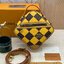 LV Chess Messenger Bag Jaune Mat / Green / Red / Blue กระเป๋าสะพายแมสเซนเจอร์ทรงเหลี่ยมรุ่นใหม่ ลายตารางหมากรุก Damier เอกลักษณ์ของความหรู โทนสีสดใสมีชีวิตชีวา ปรับลุคปัง กับการมาของความไฮคลาสรูปแบบใหม่ สุดไอโคนิค