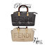 FENDI By The Way Mini Bag พร้อมส่งที่ไทย ภาพถ่ายจากงานขายจริง Iconic mini By The Way Boston bag made FENDI ROMA lettering and rigid tortoiseshell-effect plexiglass handles.