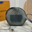 LV Boite Chapeau Denim Monogram / LV Round Denim Bag กระเป๋าทรงกลมเดนิมสไตล์วินเทจ โดดเด่นด้วยรูปทรงอันเป็นเอกลักษณ์และรายละเอียดแบบคลาสสิก ปั้มนูนโลโก้ลายโมโนแกรม เดนิมสีซีดสวยคลาสสิกสุดไอคอนิก