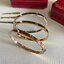 Cartier Love Bracelet กำไลคาเทียร์ รุ่นไม่มีเพชร ภาพถ่ายจากงานจริง พร้อมกล่อง วัสดุโลหะเคลือบขึ้นเงาตามรูป ใช้งานต่างประเทศได้