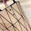 BAOBAO ISSEY MIYAKE BUCKET BAG / BAOBAO BASKET / ZIG-ZAG PATTERN TRIANGLE BASKET HANDBAG ภาพสินค้าถ่ายจากงานขายจริง ใช้งานต่างประเทศได้ค่ะ