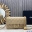 ORI หนังแท้ | Chanel Classic Flap Bag กระเป๋าสะพายรุ่นคลาสสิก สายประดับบอลโลโก้สวยหรูอะไหล่สีทองสวยงาม