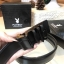 ไอเท็มแนะนำห้ามพลาด! PLAYBOY MEN LEATHER BELT (Free Size) เข็มขัดหนังสีดำรุ่นขายดีจาก Playboy หัวเข็มขัดโลหะดำเรียบปั้มโลโก้คุณภาพดีตามแบบฉบับของแบรนด์ ดีไซน์คลาสสิคเข้าได้กับทุกชุดสามารถปรับเลื่อนฟรีไซน์ได้หลายระดับ ตัดสายเองได้ มาพร้อมกล่องแบรนด์ค่ะ ไอเ