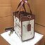 COACH FIELD TOTE 22 WITH GARDEN EMBROIDERY COACH BADGE