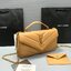 ORI | หนังแท้ 25cm YSL loulou small in matelassé กระเป๋าสะพายทรงสวยคลาสสิค มาพร้อมใบเล็กใส่การ์ด งานหนังแท้สมผัสนุ่มมือตะเข็บเย็บลายเชฟรอนสวยเป็นเอกลัษณ์