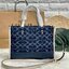 พร้อมส่ง 4ลาย 🌈ไม่มีในช๊อปไทยจร้าา😘 COACH DEMPSEY CARRYALL IN SIGNATURE JACQUARD WITH STRIPE AND COACH PATCH (C2826,C1527,C4113) พร้อมส่งความสวย! คุณภาพจัดเต็มค่ะ กระเป๋าทรงTote วัสดุ Jackquard+หนังแท้ ได้ลงตัวสวยงาม ด้านหน้ามีโลโก้แบรนด์ว