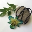 Orchid Dendrobium Black eye Necklace