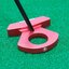 LAB GOLF DF3 RED PUTTER L.A.B. GOLF 35 INCH PUTTER 35" 69* LIE STEEL SHAFT + HEADCOVER