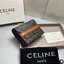 ORI หนังแท้ | CELINE BUSINESS CARD HOLDER TRIOMPHE IN Triomphe / CELINE Wallet กระเป๋าสตางค์ใส่การ์ด ใส่เหรียญ กระเป๋าสตางค์ใบสั้น กระเป๋าสตางค์ซีลีน