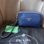 Prada 3 zipper mini crossbody bag งาน premium gift จาก counter ต่างประเทศค่ะ วัสดุ ผ้า nylon ตามแบบฉบับของแบรนด์เลย มาพร้อมกับสาย 2 เส้น มีสายหนังคล้องข้อมมือ และสายยาวสำหรับสะพายไหล่ หรือ crossbody ค่ะ ขนาดกำลังน่ารัก อะไหล่ทองดูหรู ภายใน มีช่องซิปแบ่ง 3