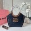 MIU MIU IVY CANVAS BAG / MIU MIU TOTE IVY MINI กระเป๋าถือหรือสะพายข้างทรงโท้ท รูปทรงทันสมัยน่ารัก สวยหรูมากๆคะ